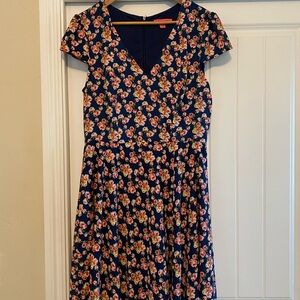 Betsey Johnson Navy Floral Dress